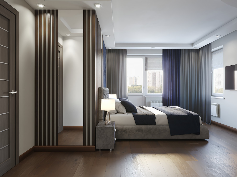 Дизайн проект спальни в ЖК на Вербной