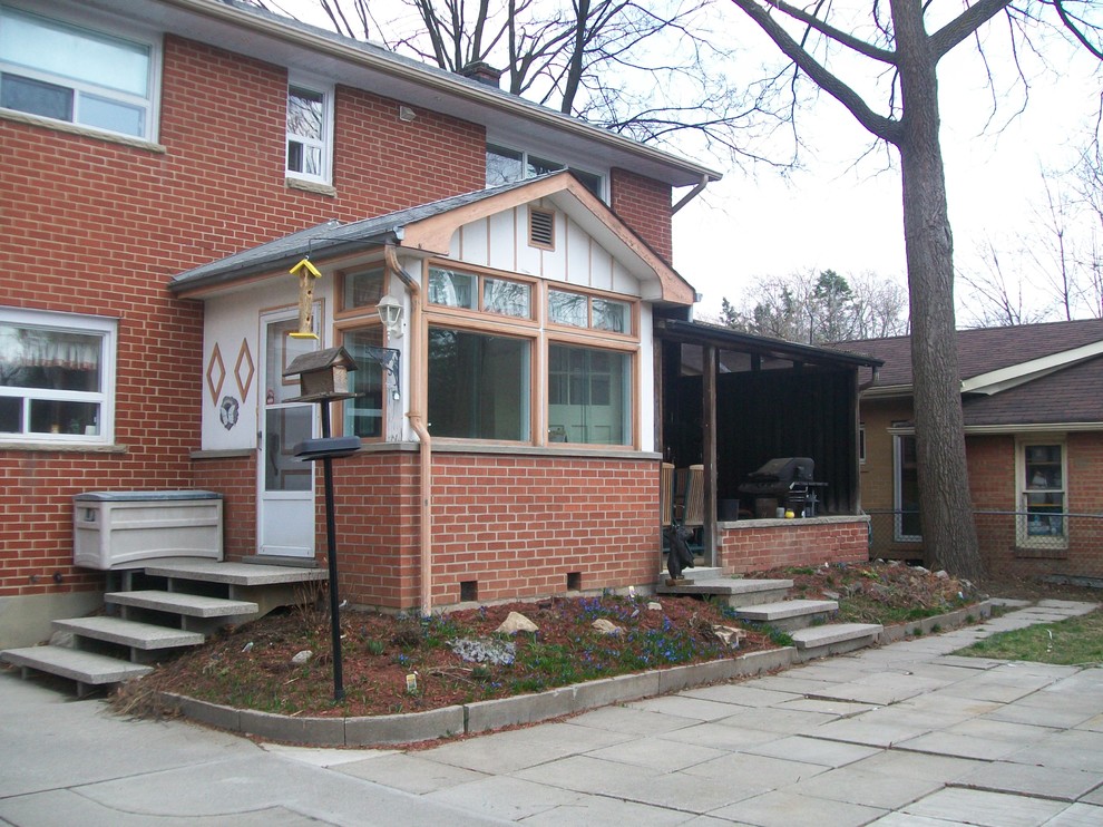 Original mudroom and porch