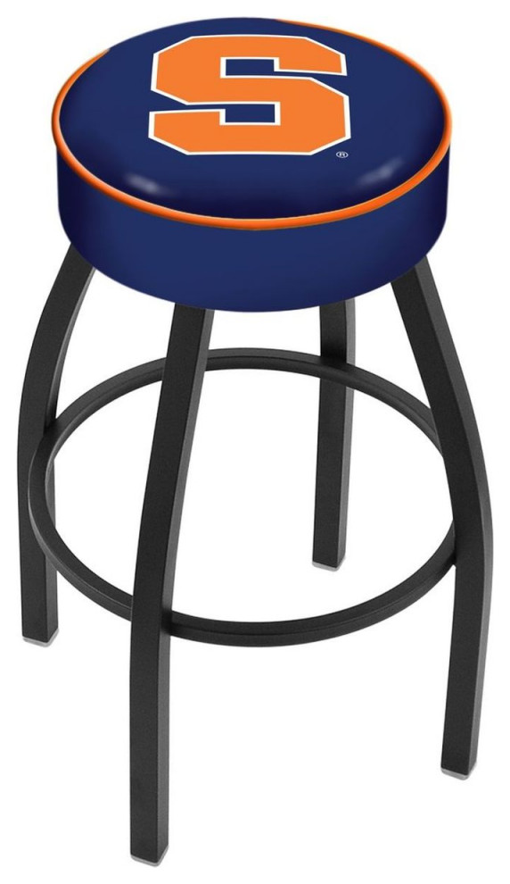 Holland L8B1 Syracuse 30" Swivel Bar Stool Black Contemporary Bar