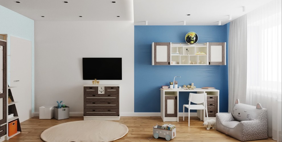 Дизайн проект в ЖК "120 Квартал" в экомини стиле