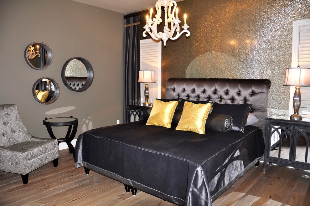 Inspiration for a transitional home design remodel in Calgary
