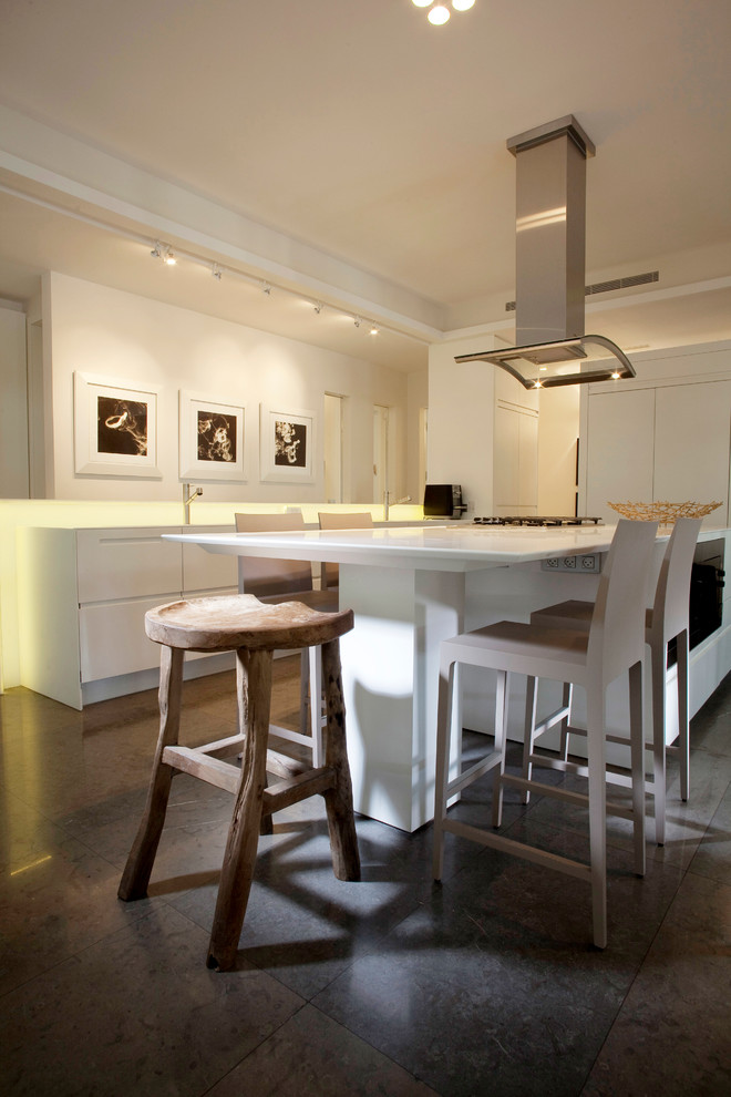 This is an example of a modern kitchen in Tel Aviv.