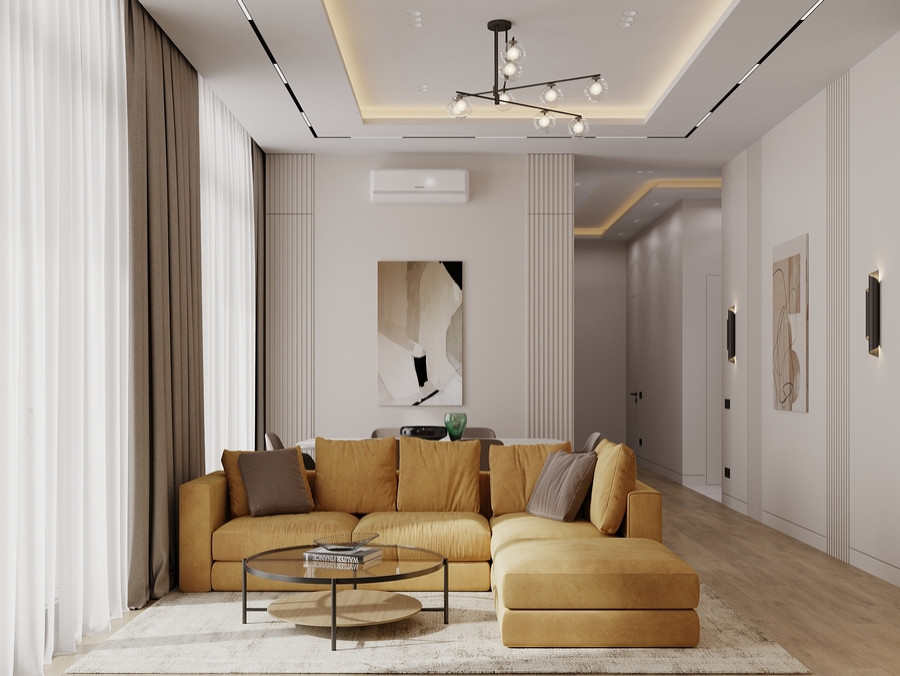 Дизайн трёхкомнатной квартиры в Ташкенте