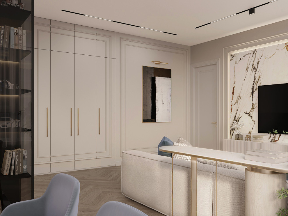 Дизайн-проект жилого дома в ЖК «Сердце Столицы» 80.3 кв.м