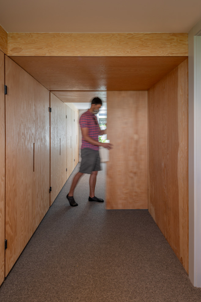 Inspiration for a transitional basement remodel in Seattle