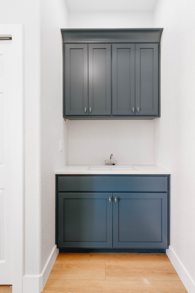 Photo of a modern laundry room in Denver.
