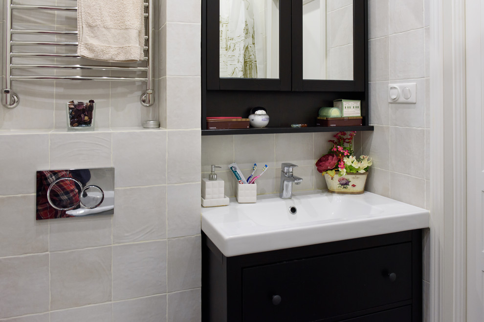 Сливочное настроение. Квартира для молодой семьи на ул. Кастанаевская. Санузел.