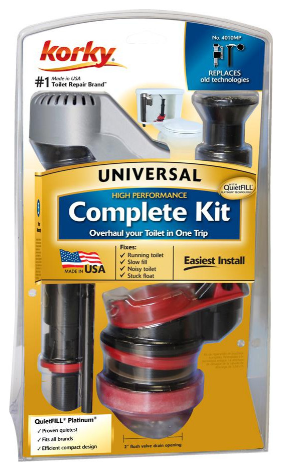 Korky® 4010MP QuietFILL® Platinum Universal Toilet Valve Complete