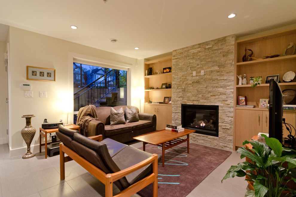 OH Custom 10 Contemporary Basement Vancouver by Odenza Homes Ltd