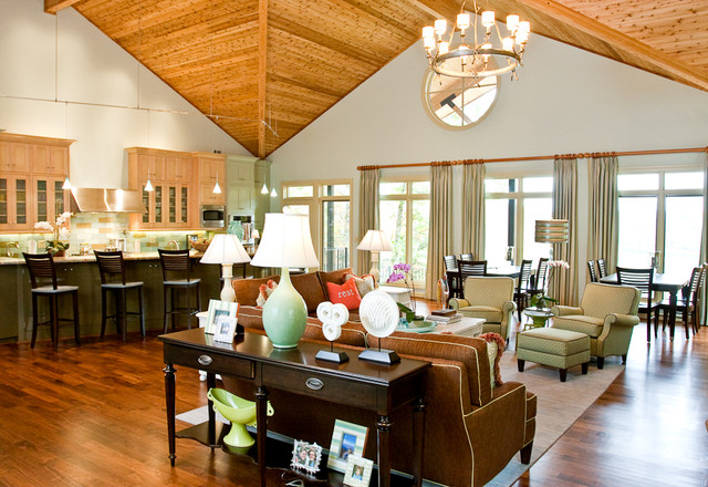 Great Room trendy-dagligstue