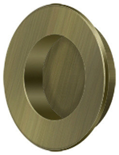 FP178U5 1-7/8" Round Flush Pull, Antique Brass