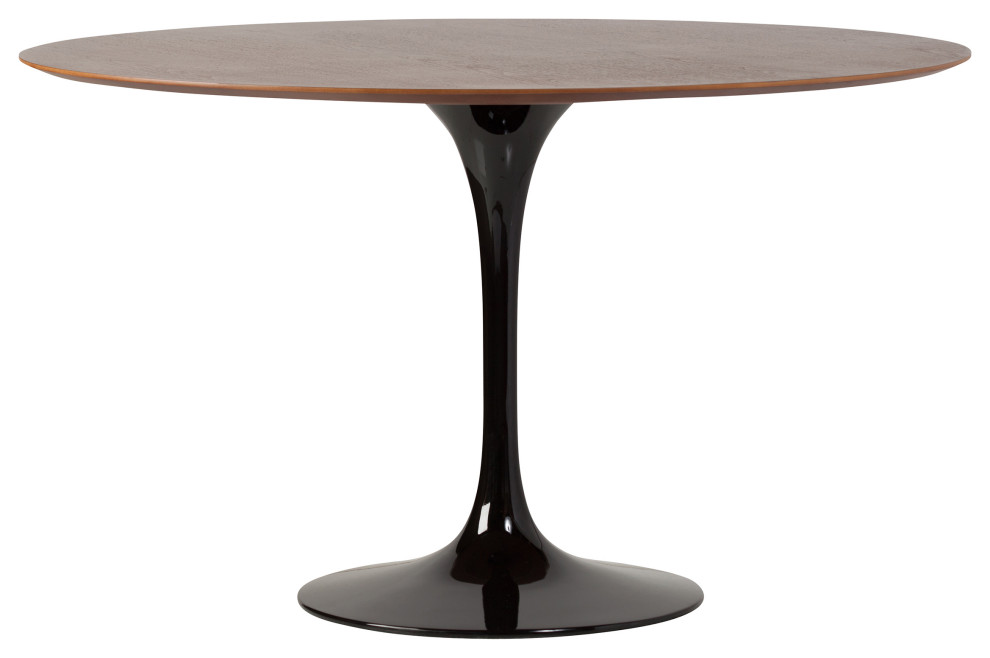 Tulip Walnut Dining Table 48" Midcentury Dining Tables by Design