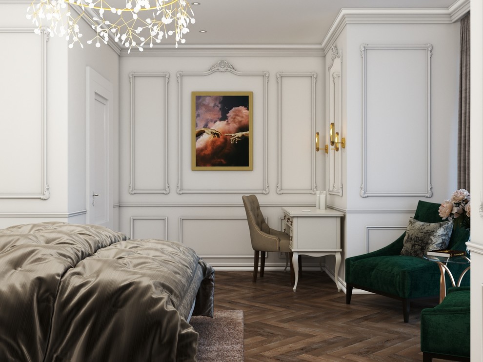 Коттедж в п. Юбилейный 160м2 во французском стиле Арт-Деко