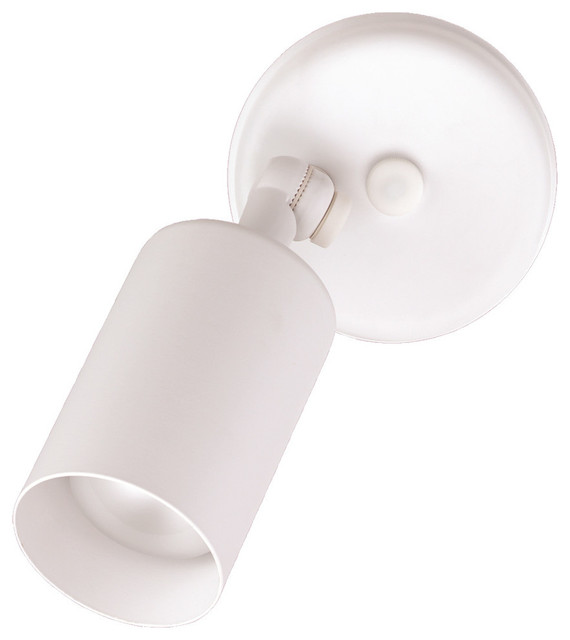 Nicor Single Cylinder Bullet Outdoor Lighting Transitional Nicor Single Cylinder Bullet Outdoor Lighting White