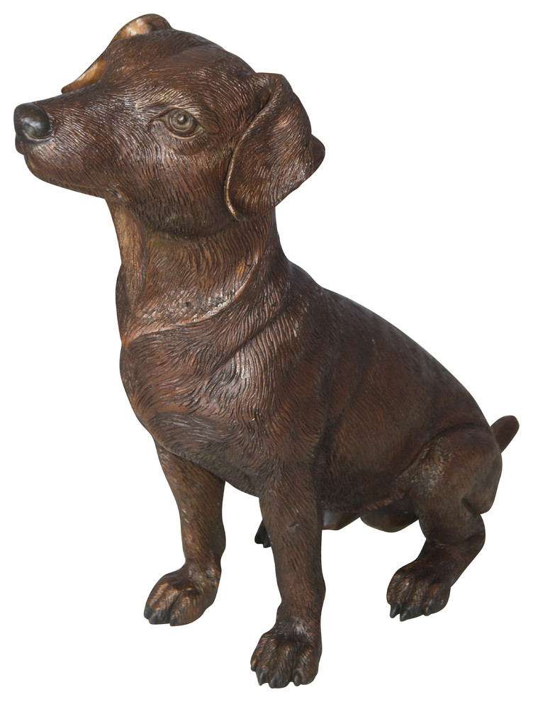Marble Doberman Dog Figurine Animal Russian Art Handmade Statuette For Home Decor