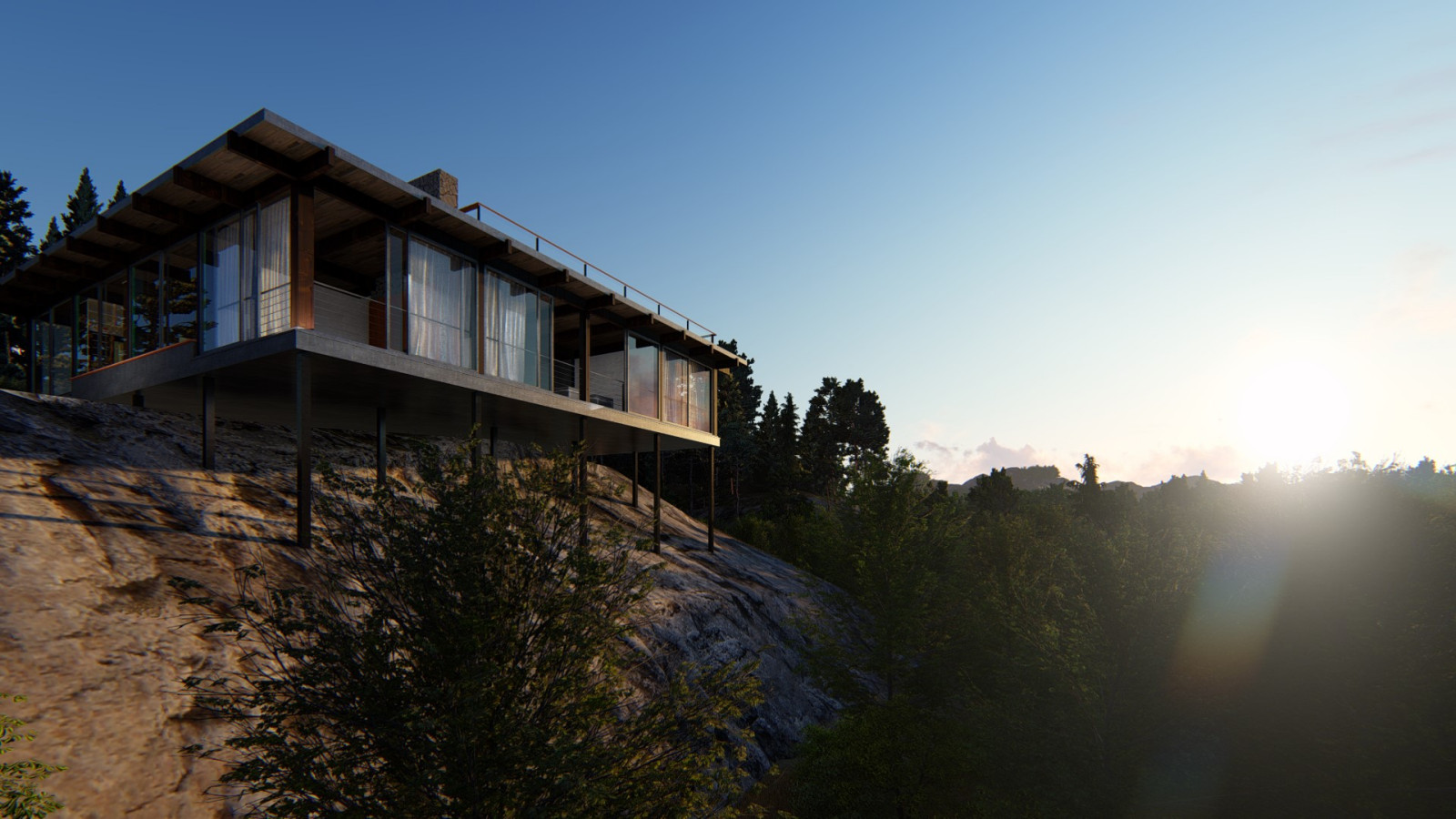 Дом на скале в г. Бахчисарай