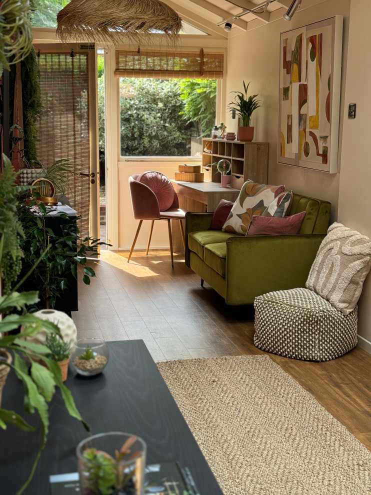 Victorian Home Office and Family Room