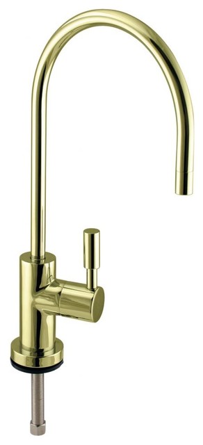 Contemporary 11 Cold Water Dispenser In Polished Brass
