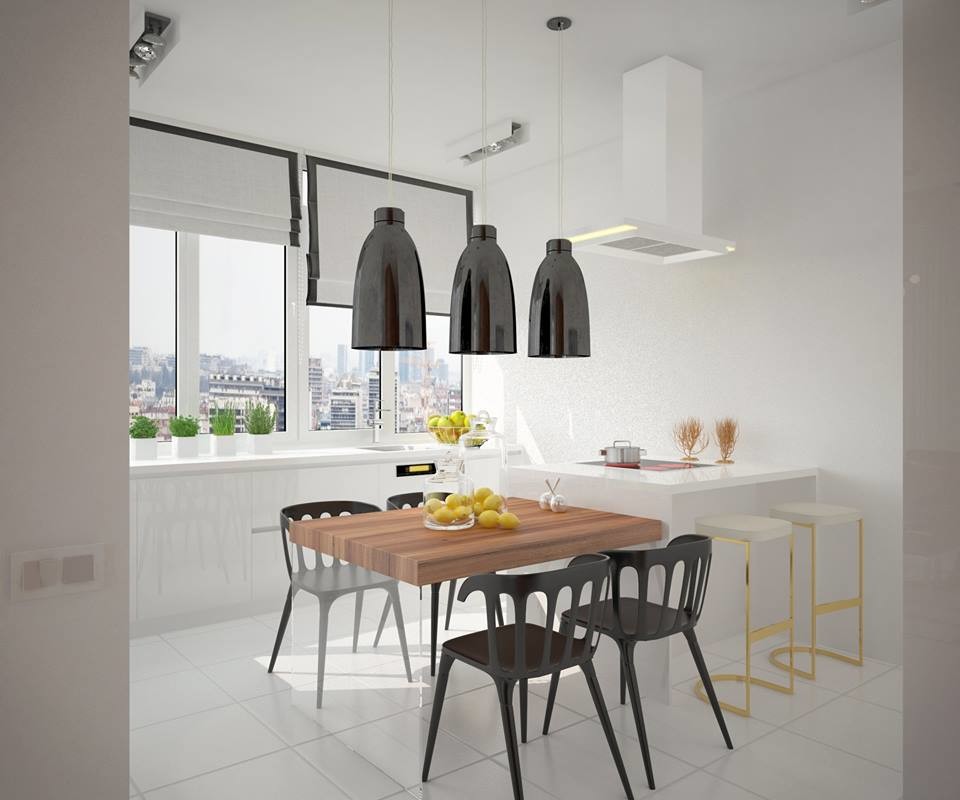 Black&White Квартира, 90 кв.м.