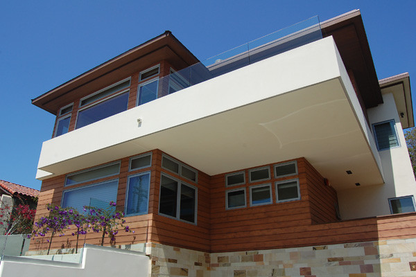 Design ideas for a contemporary verandah in San Diego.