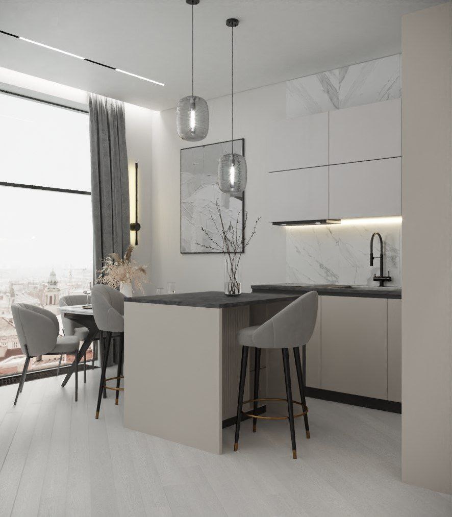 Евродвухкомнатная квартира на Кутузовском, Москва