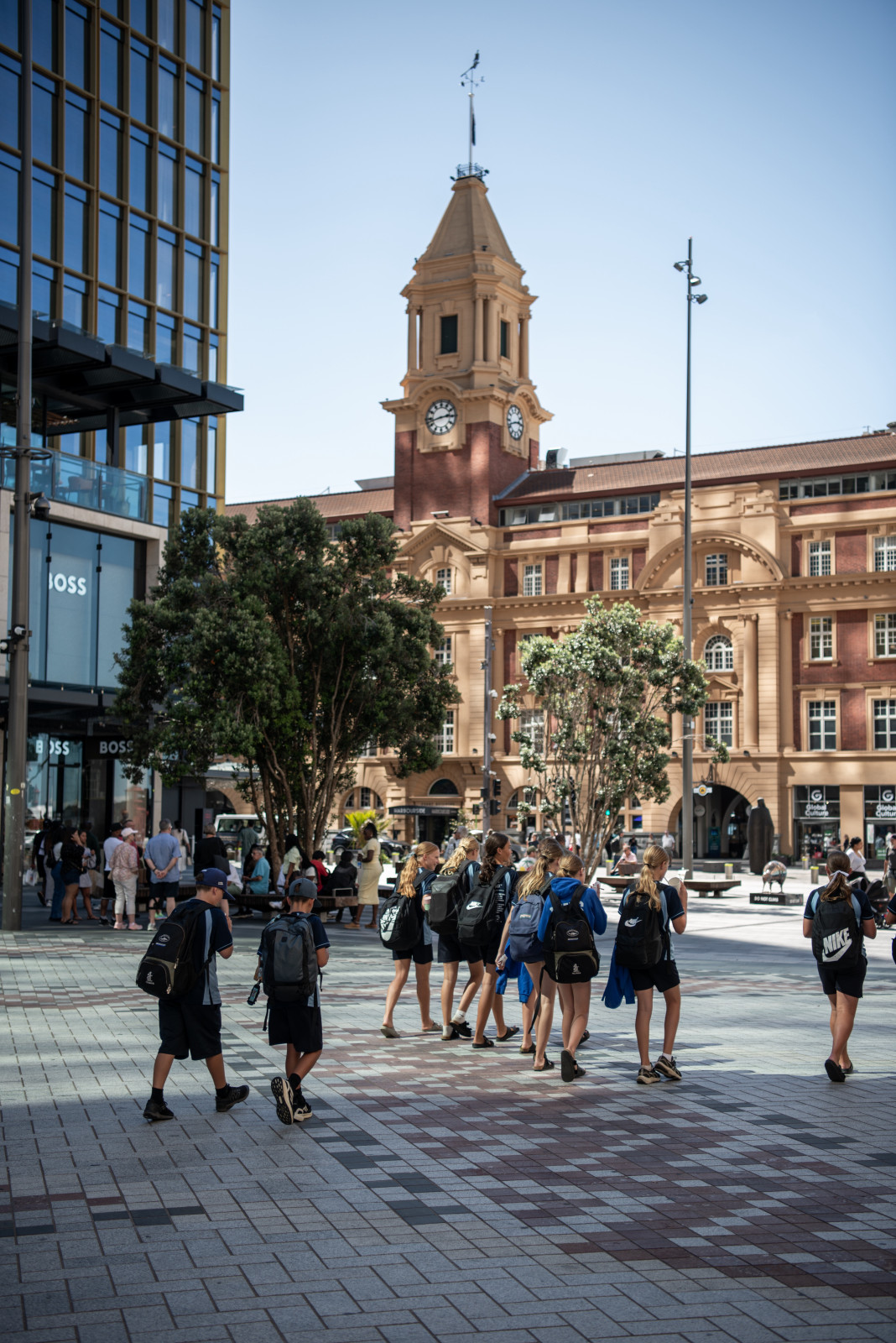 Britomart Square, Ferry Building, Auckland New Zealand