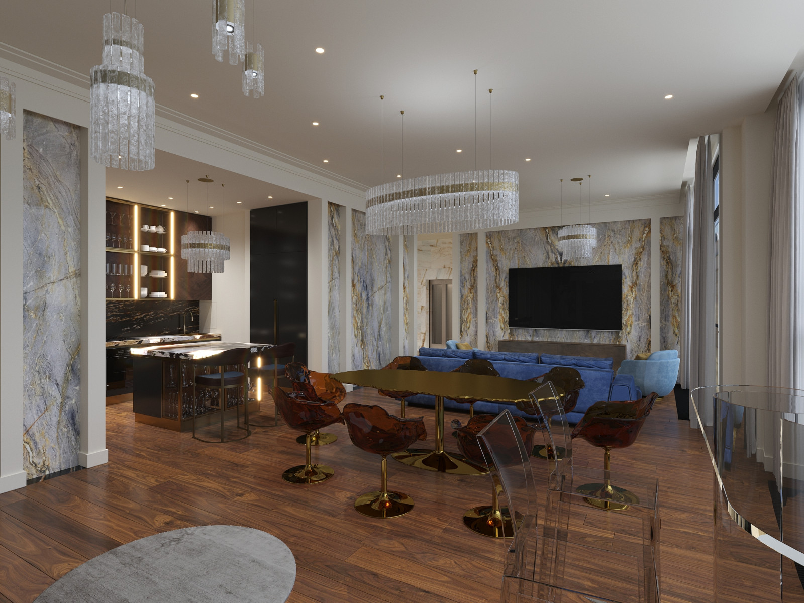 Модный интерьер | квартира с лифтом и террасой | 2021Модный Интерьер | Квартира