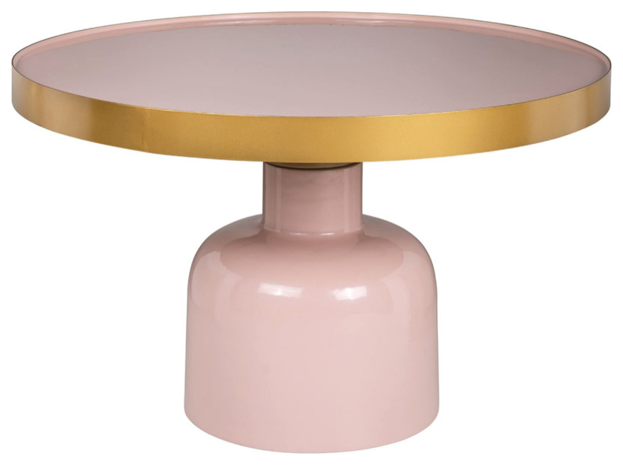 Modern Pink Coffee Table OROA Candy Contemporary Coffee Tables