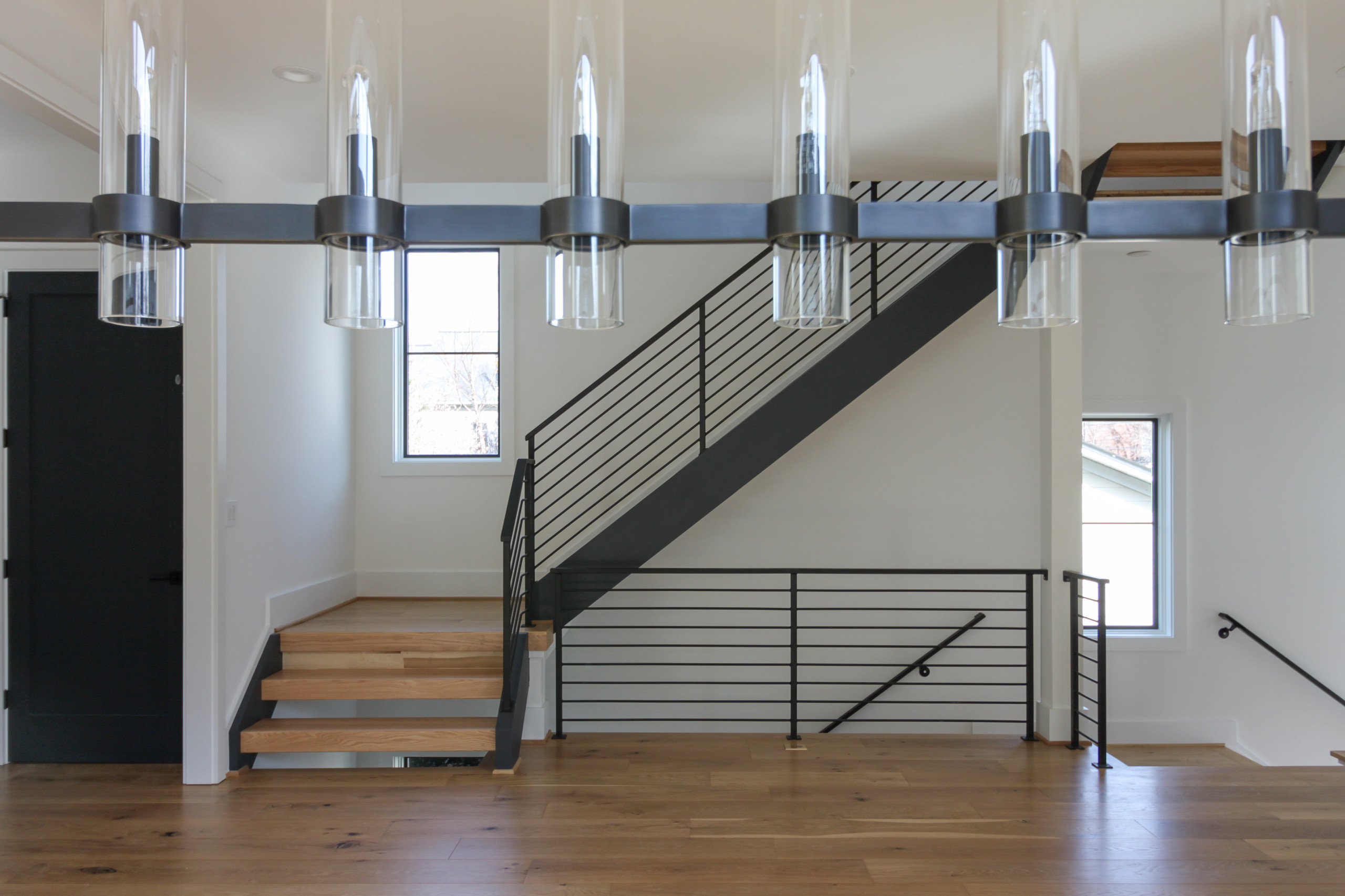 85_Sleek Three-Quarter Turn Multilevel-Staircase, McLean VA 22101