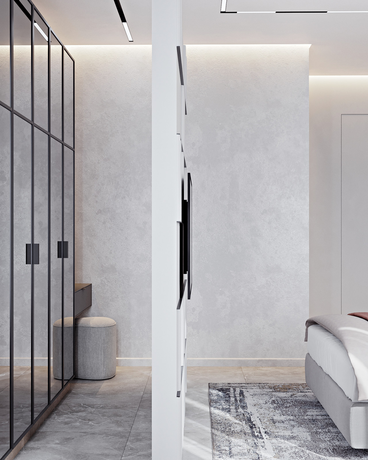 КП Первозванный 1,  спальня (вариант 3)