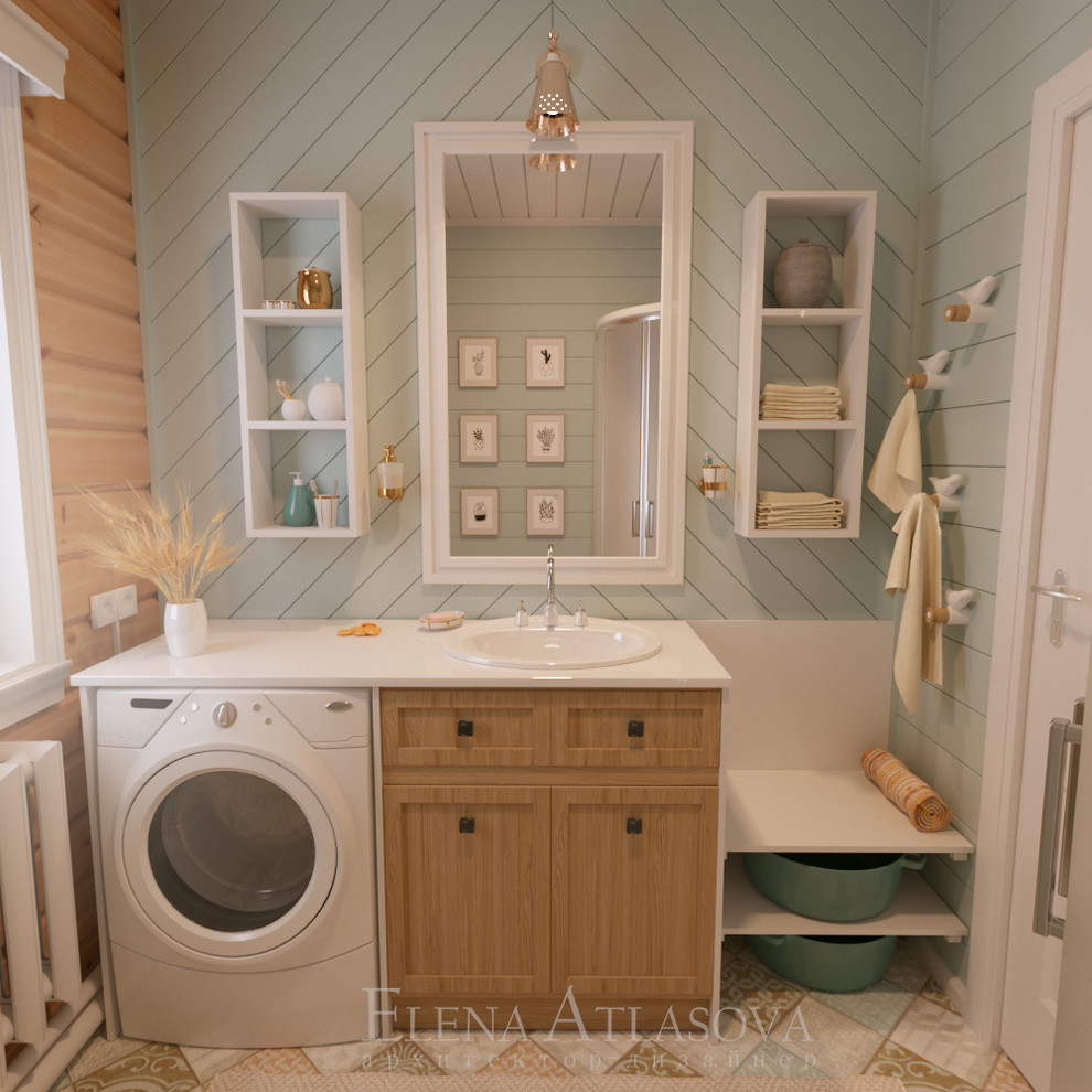 Санузел в деревянном доме