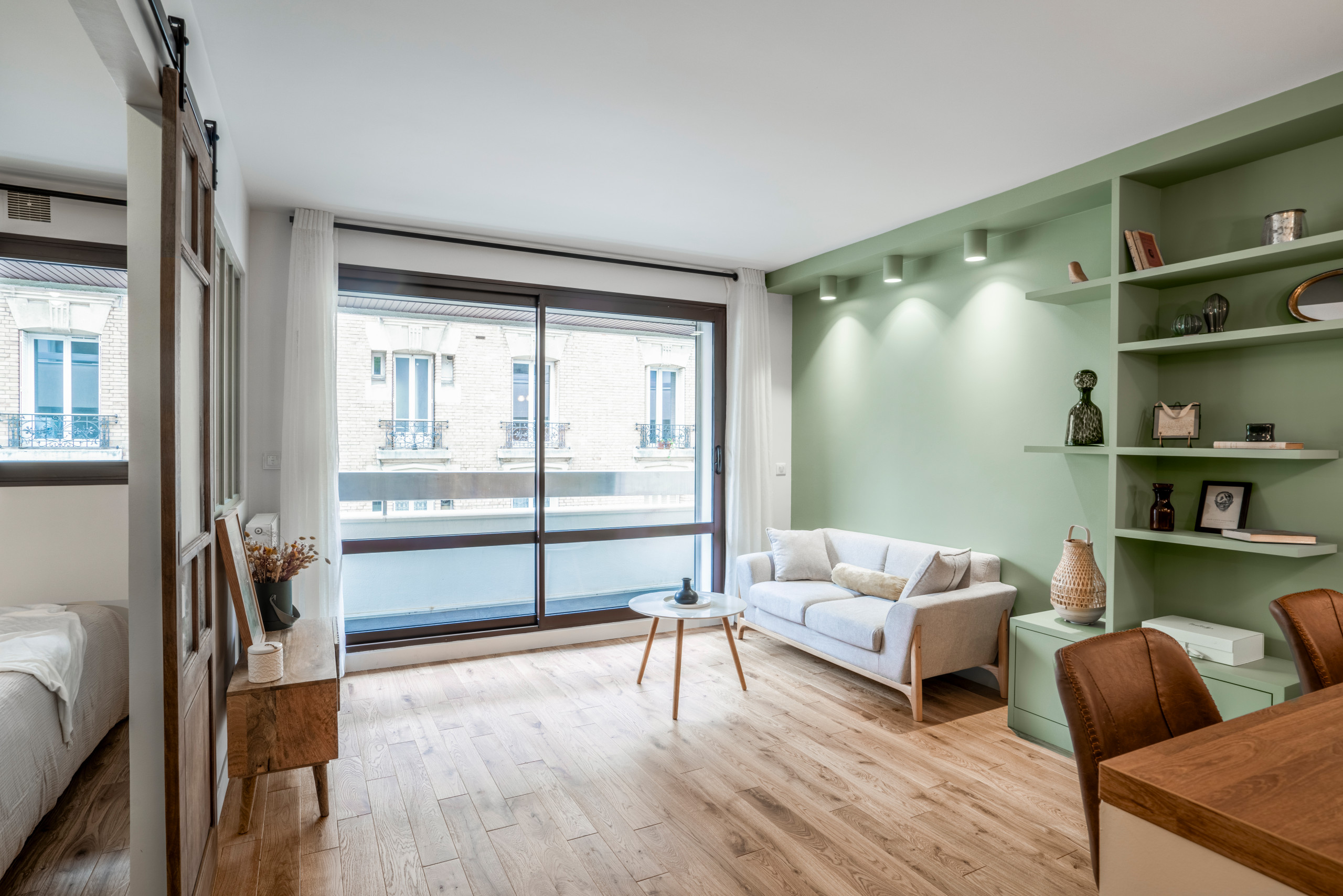 Transformation : un studio devient un 2 pièces locatif