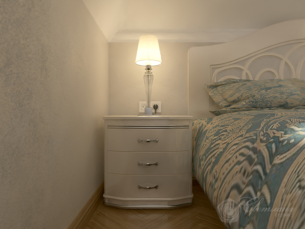 Спальня в мансарде