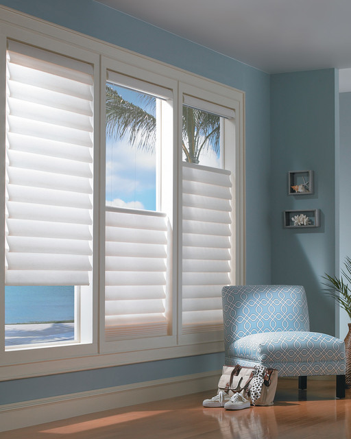 Hunter Douglas Vignette Modern Roman Shades Beach Style