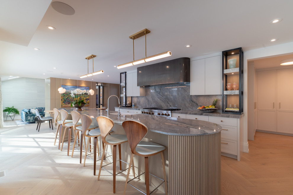 Inspiration for a transitional kitchen remodel in Calgary
