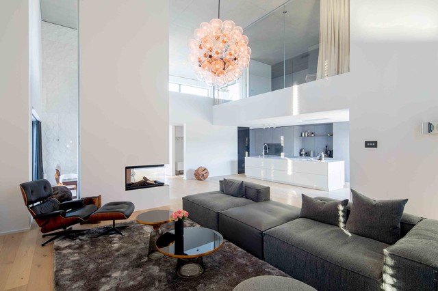 Haus Vae modern-vardagsrum