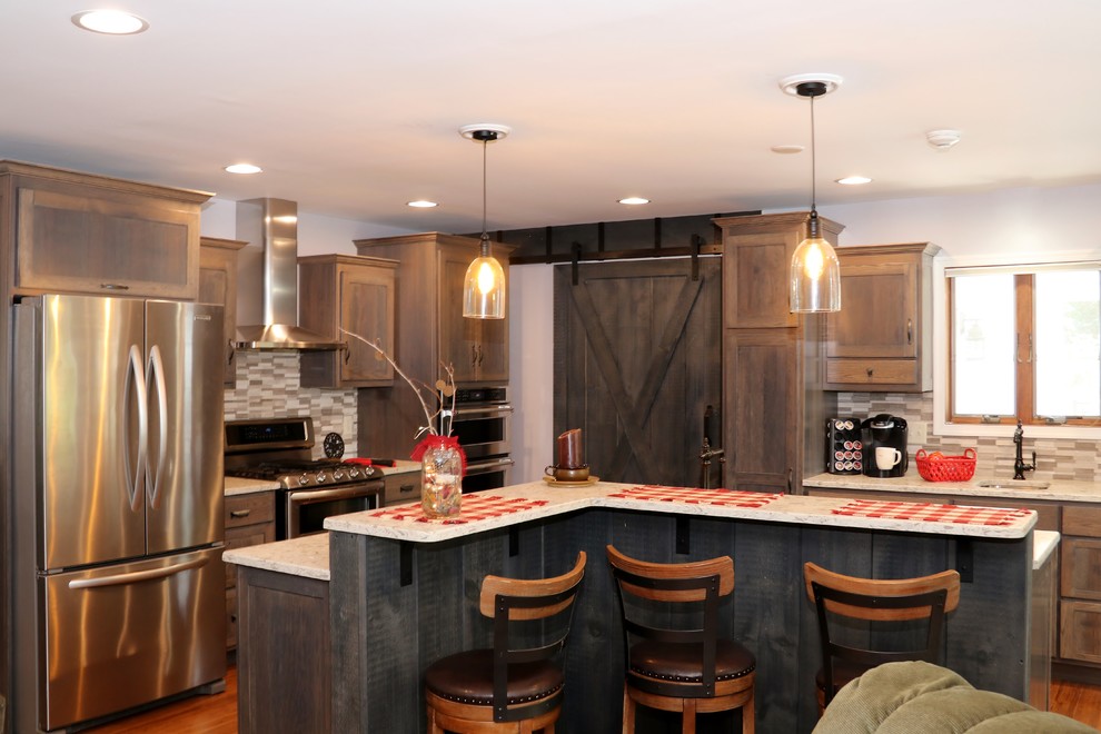 Kitchen - rustic kitchen idea in DC Metro