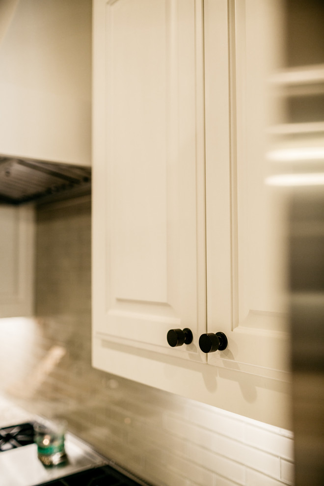 Transitional home design photo in Dallas