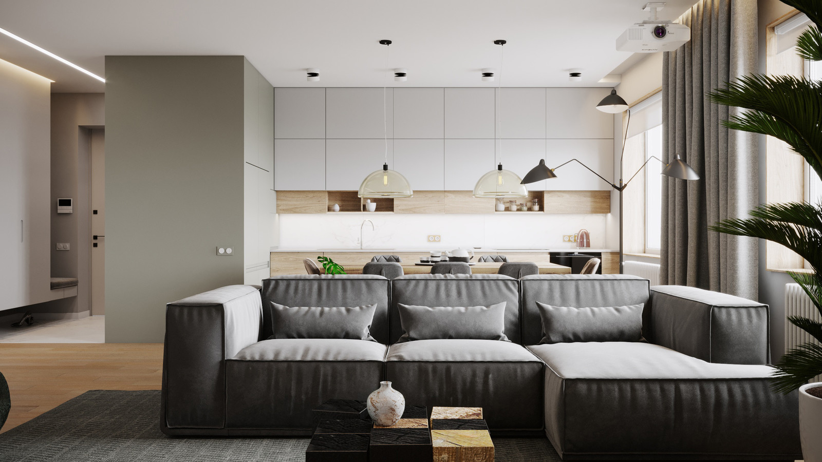 Квартира в современном стиле в ЖК "Богемия"