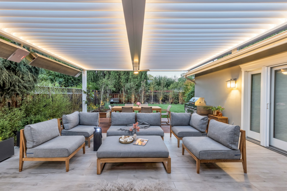Custom Floating Pergola & Patio