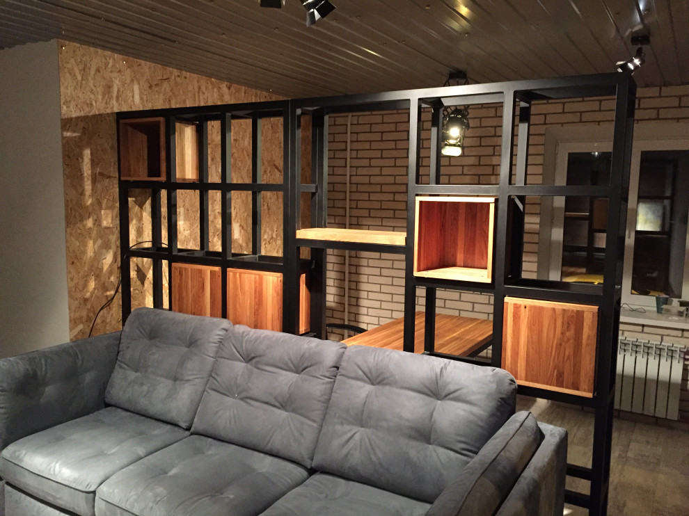 Стеллаж-ширма со столом