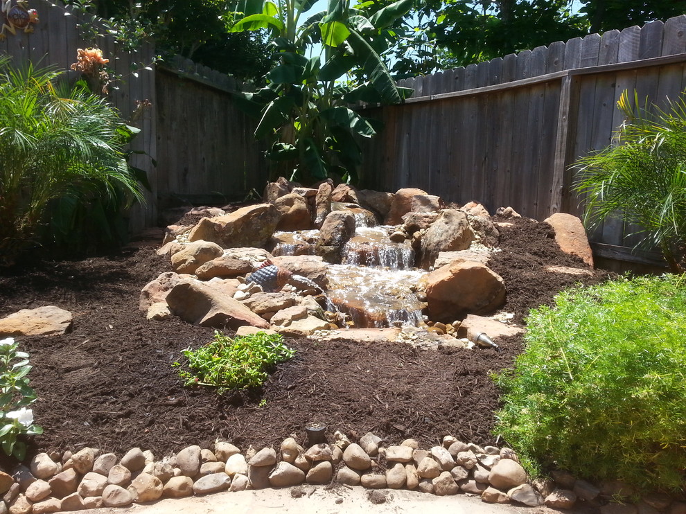 Disappearing Pondless Waterfall Ideas For Your Austin Central Texas Landscape Landscape Houston By Texas Ponds And Water Features Llc