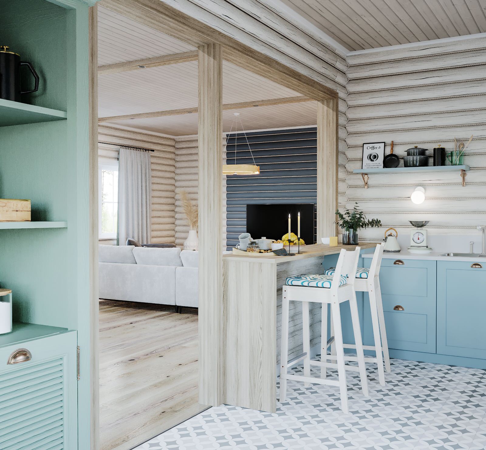 Загородный дом на озере