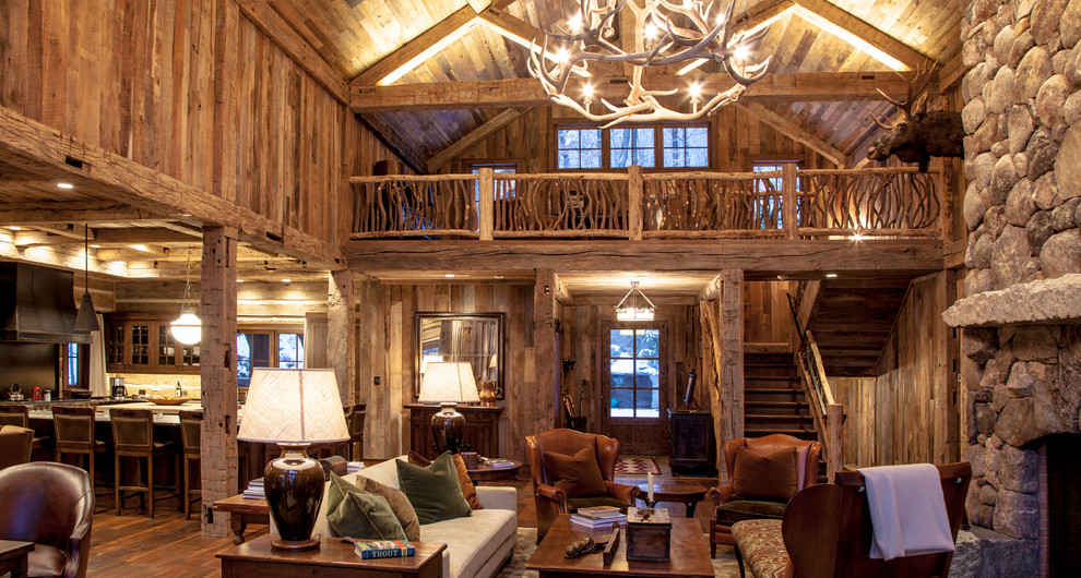 New Hampshire Snow and Lake Lodge - Rustic - Boston - by MossCreek | Houzz