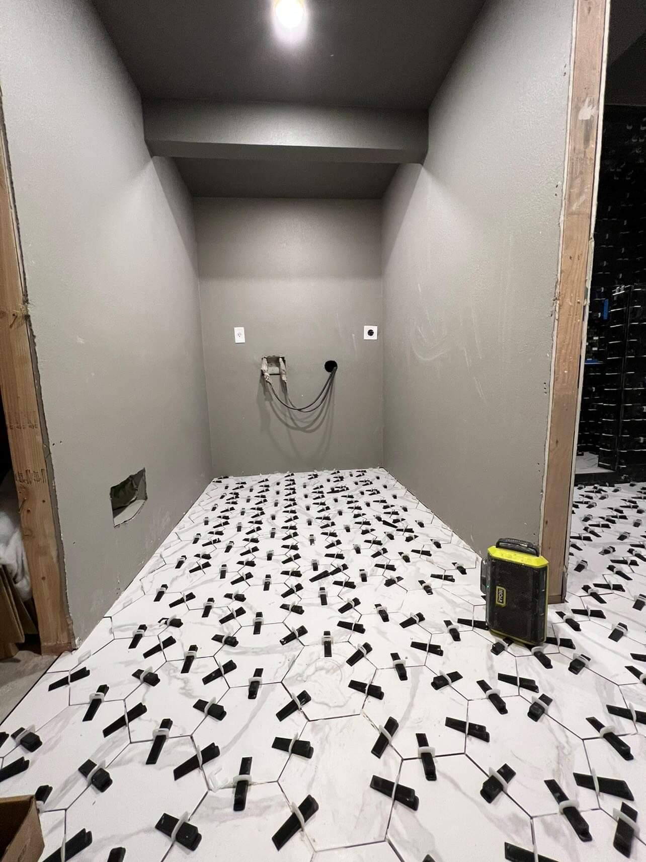 Basement Bathroom Black