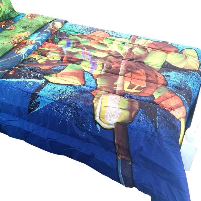 Teenage Mutant Ninja Turtles Twin-Full Comforter Shell Up