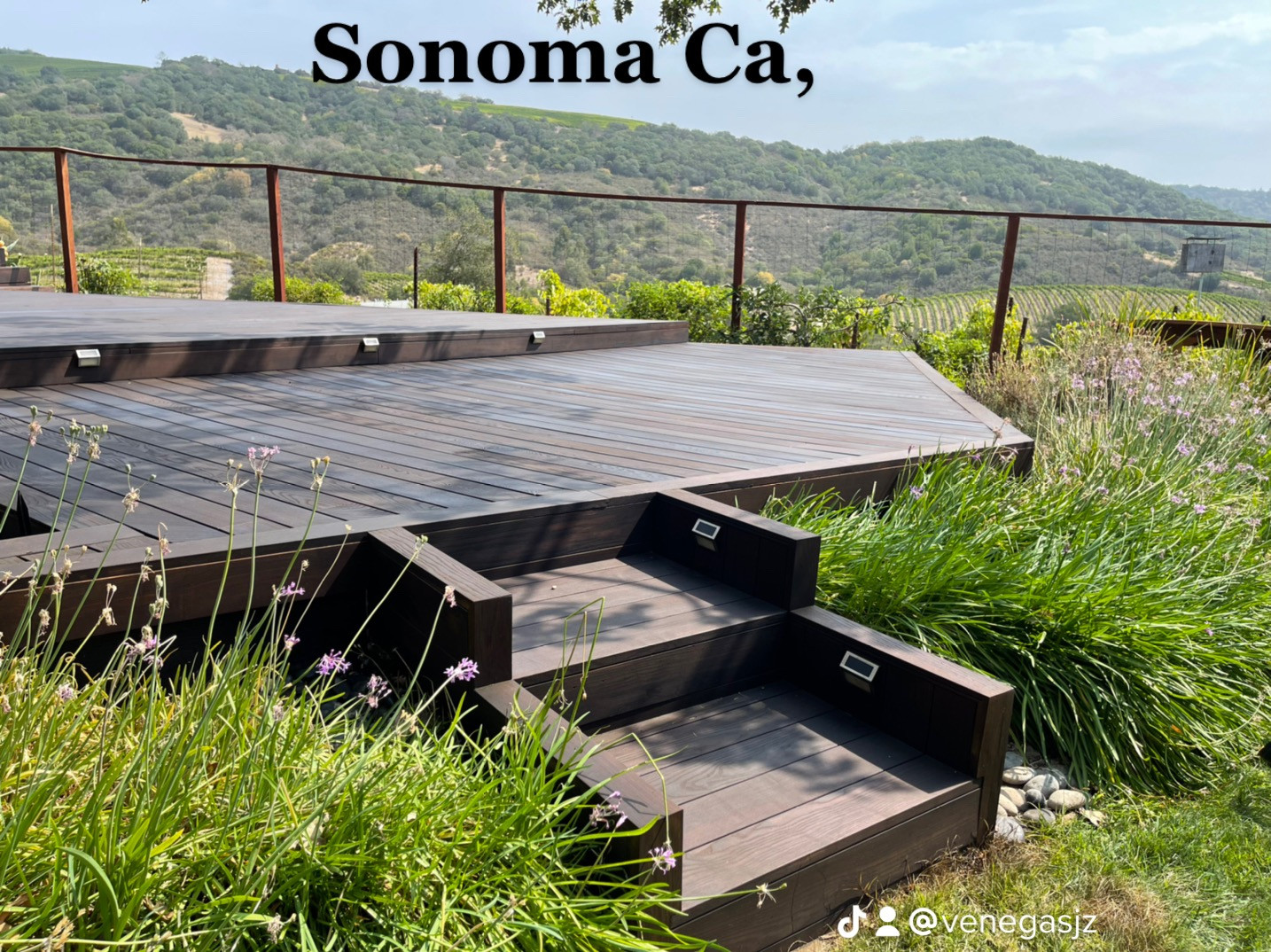 Deck in Sonoma