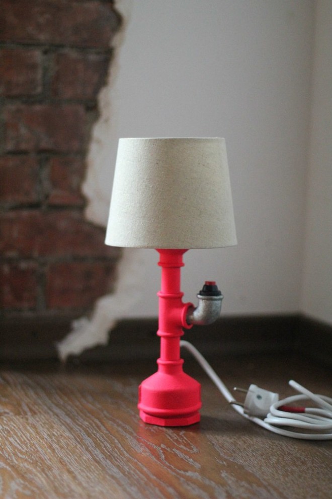 Светильники из водопроводной трубы