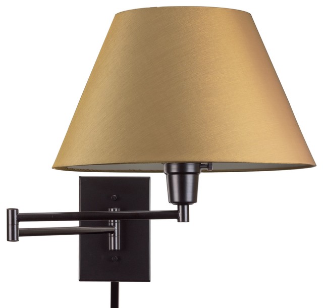 Kira Home Cambridge 13 Swing Arm Wall Lamp Plug In Mount Transitional Lamps By Modum Decor Houzz - Wall Mount Reading Lamp Plug In