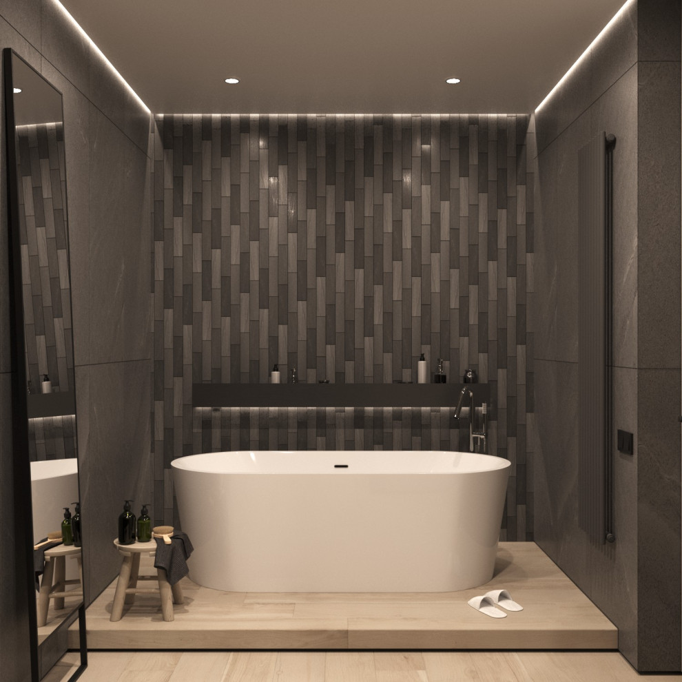 Дизайн-проект квартиры, ул. Нахимсона 107м2. Минимализм